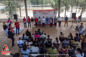 FERNANDO SÁNCHEZ GIL DA ARRANQUE OFICIAL A OBRA EN LA LAGUNITA, ARROYO SECO