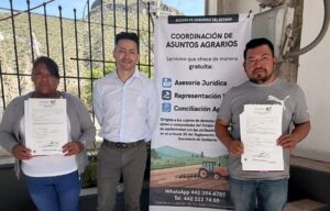 GOBIERNO DEL ESTADO RESPALDA Y DA CERTEZA JURÍDICA A EJIDATARIOS DE PEÑAMILLER