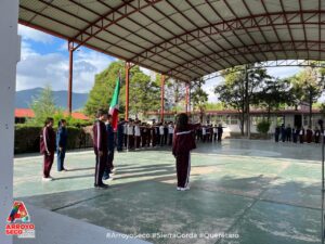 LA SECUNDARIA TÉCNICA NO. 15 “JUSTO SIERRA MÉNDEZ” SE SUMA A LA CONMEMORACIÓN DEL 92° ANIVERSARIO DE LA CREACIÓN DEL MUNICIPIO DE ARROYO SECO