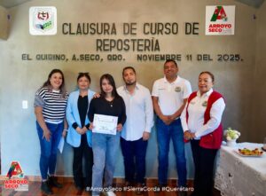 CONCLUYE CON ÉXITO CURSO DE REPOSTERÍA EN EL QUIRINO, ARROYO SECO