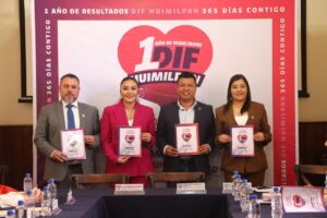 DIF HUIMILPAN A TRAVÉS, DE LA PRESIDENTA HONORARIA ANA KAREN DE LEÓN SERVÍN RINDE INFORME DE RESULTADOS: 365 DÍAS CONTIGO
