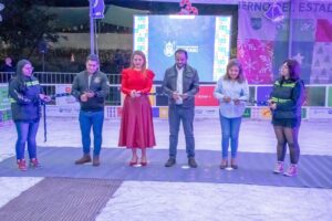 GRAN ÉXITO LA INAUGURACIÓN DE LA PISTA DE HIELO