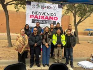 YUNI BENÍTEZ ACOMPAÑA Y APOYA A PAISANOS EN LOS PREPARATIVOS DE LA CARAVANA MIGRANTE