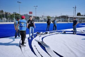 SUPERVISA FELIFER MACÍAS RESCATE DE LA UNIDAD DEPORTIVA SAN PABLO